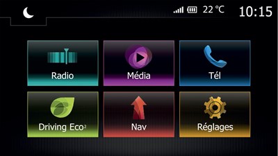 Écran tactile 7 pouces* - Renault Connect