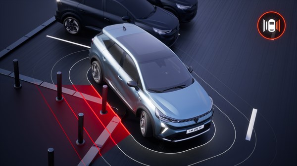 Renault Symbioz full hybrid E-Tech - aide au parking latérale