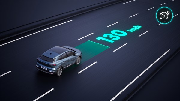 Renault Symbioz full hybrid E-Tech - limiteur de vitesse