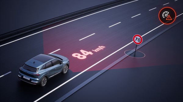 Renault Symbioz full hybrid E-Tech - reconnaissance des panneaux de signalisation 