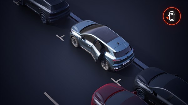 Renault Symbioz full hybrid E-Tech - alerte sortie sécurisée des occupants