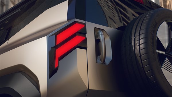 poignée de porte arrière - Renault Bridger Concept
