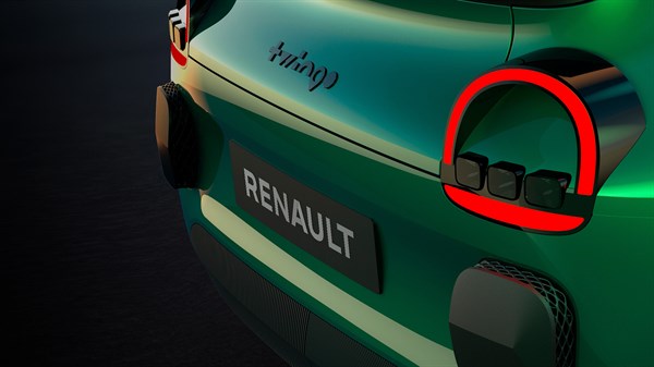 face arrière - Twingo Prototype